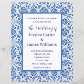 Rustic Portuguese Tiles Mediterranean Wedding (正面)