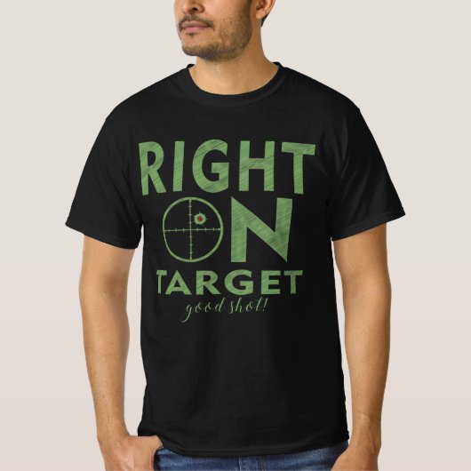 Rustic Precision Rifle Target Shooting Tシャツ (正面)