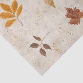 Rustic Pressed Leaves Pattern –Autumn Botanical 10 薄葉紙 (詳細)