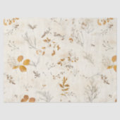 Rustic Pressed Leaves Pattern –Autumn Botanical 13 薄葉紙 (正面)