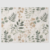 Rustic Pressed Leaves Pattern –Autumn Botanical 15 薄葉紙 (正面)