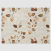 Rustic Pressed Leaves Pattern – Autumn Botanical 9 薄葉紙 (正面)