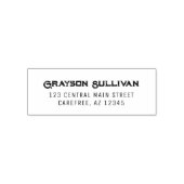 Rustic Professional Address セルフインキングスタンプ (デザイン)