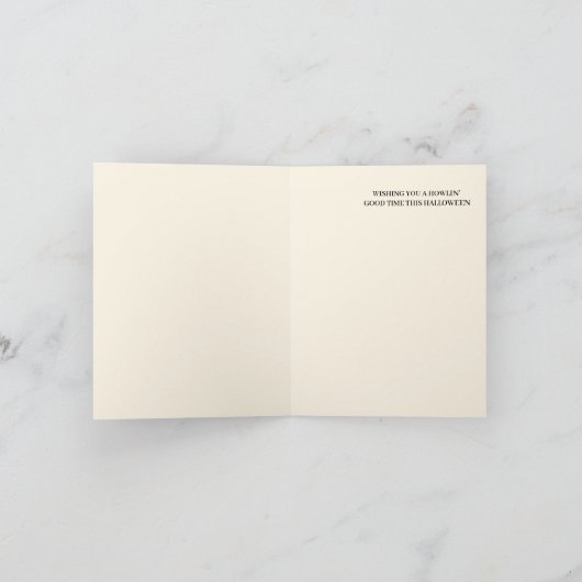 Rustic Pumpkin & Ghost Spooky Fall Halloween Party 招待状 (内部)