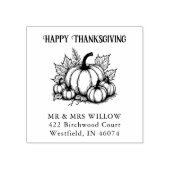 Rustic Pumpkin Harvest Arrangement Fall ラバースタンプ (インプリント)