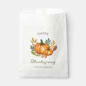 Rustic Pumpkin Thanksgiving フェイバーバッグ (正面)