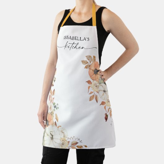 Rustic Pumpkins Thanksgiving All-Over Print Apron エプロン (インサイチュ)