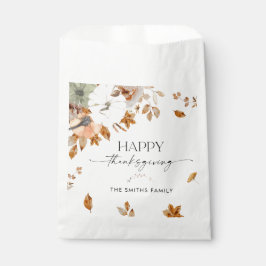 Rustic Pumpkins Thanksgiving Dinner Favor Bags フェイバーバッグ