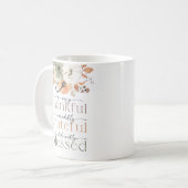 Rustic Pumpkins Thanksgiving Dinner Mug コーヒーマグカップ (正面左)