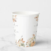 Rustic Pumpkins Thanksgiving Dinner Paper cup 紙コップ (右)