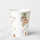 Rustic Pumpkins Thanksgiving Dinner Paper cup 紙コップ (左)