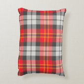 Rustic Red and Green Tartan Plaid Throw Pillow - C アクセントクッション (裏面(縦))