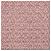 Rustic Red Damask ファブリック (見本)