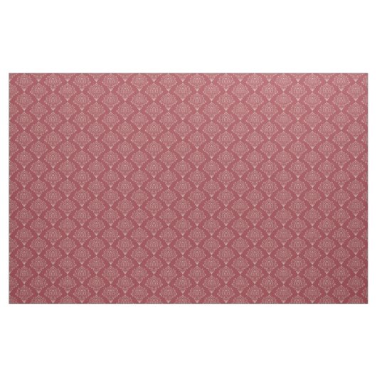 Rustic Red Damask ファブリック (ファットクウォーター)