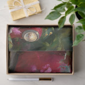 Rustic Red Floral Truck Decoupage 薄葉紙 (ギフト)