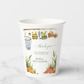 Rustic Reel Excited Little Fisherman Baby Shower  紙コップ (正面)