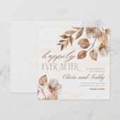 Rustic Romance Wedding Invitations 招待状 (正面/裏面)