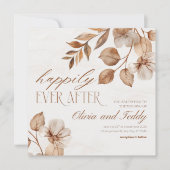 Rustic Romance Wedding Invitations 招待状 (正面)