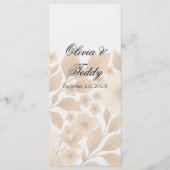 Rustic Romance Wedding Menu メニュー (正面)