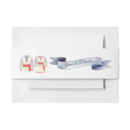 Rustic Romanian Wedding Traditional Folk Costumes 招待状ベリーバンド