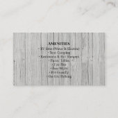 Rustic RV Park Campground Outdoor Design 名刺 (裏面)