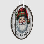 Rustic Santa Ornament  オーナメント (正面)