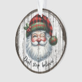 Rustic Santa Ornament  オーナメント (正面)