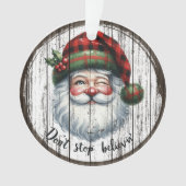 Rustic Santa Ornament  オーナメント (正面)