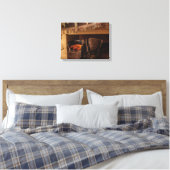 Rustic shoes image on canvas キャンバスプリント (インサイチュ (寝室))