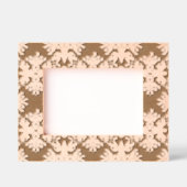 Rustic Snowflake Etched Wooden Picture Frame レーザー彫刻フレーム (正面)