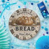 Rustic Sourdough Bread Kitchen Artisan Bakery ペーパープレート (パーティー)