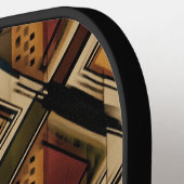 Rustic Southwestern Stripe Pattern (1) ピックルボールラケット (左詳細)