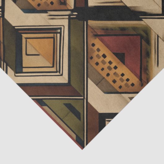 Rustic Southwestern Stripe Pattern (1) 薄葉紙 (詳細)