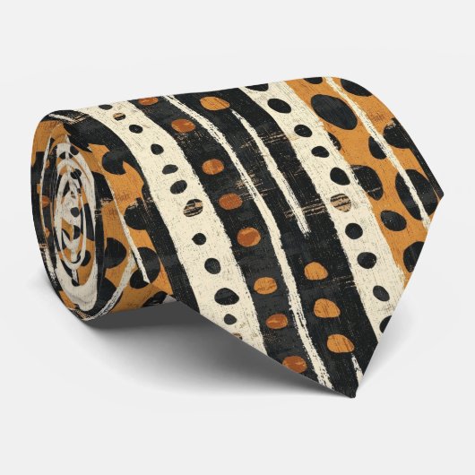 Rustic Southwestern Stripe Pattern (3) ネクタイ (ロール)