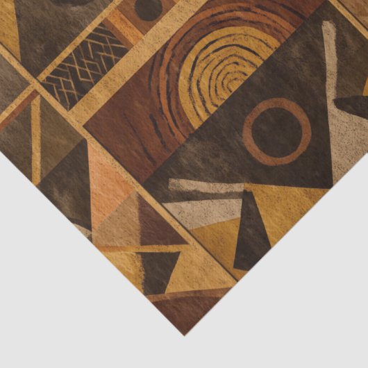 Rustic Southwestern Stripe Pattern (4) 薄葉紙 (詳細)