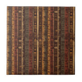 Rustic Southwestern Stripe Pattern (5) タイル (正面)