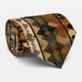 Rustic Southwestern Stripe Pattern (5) ネクタイ (ロール)