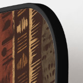 Rustic Southwestern Stripe Pattern (5) ピックルボールラケット (左詳細)