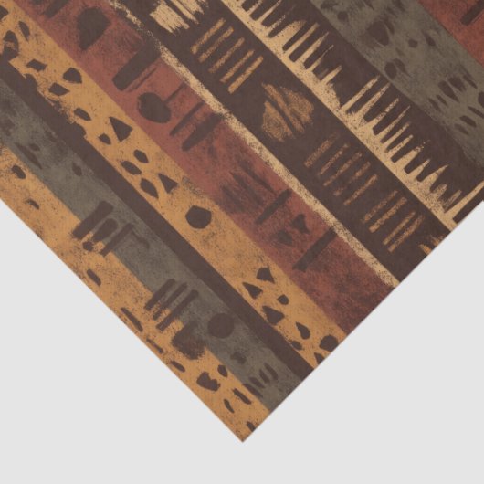 Rustic Southwestern Stripe Pattern (5) 薄葉紙 (詳細)