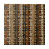 Rustic Southwestern Stripe Pattern (6) タイル (正面)