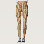 Rustic Southwestern Stripe Pattern (7) レギンス (正面)
