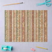 Rustic Southwestern Stripe Pattern (7) 薄葉紙 (クラフト)