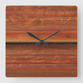 Rustic Square Wall Clock スクエア壁時計 (正面)