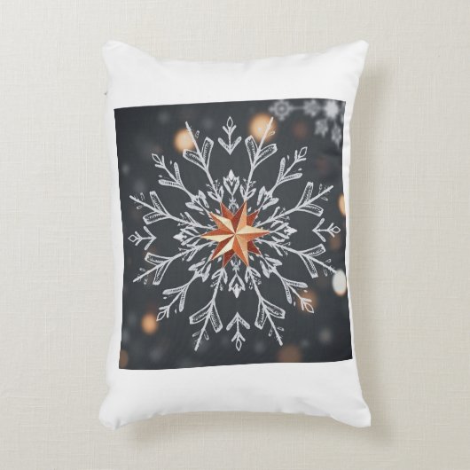 Rustic Star Glow アクセントクッション (正面(垂直))