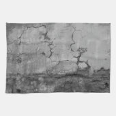 Rustic Stone Wall Napoli 1 - BW キッチンタオル (横)