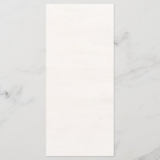 Rustic Summer aesthetic Wildflower Wedding メニュー (裏面)