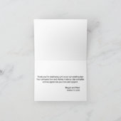 Rustic Sunflower サンキューカード (内部)