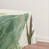 Rustic Sunflower Watercolor Floral Farmhouse テーブルクロス (インサイチュ)