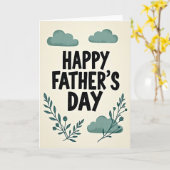 Rustic Sweet Fathers Day Card カード (黄色い花)