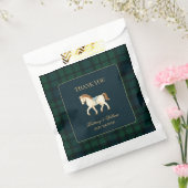 Rustic Tartan Plaid Horse Baby Shower  フェイバーバッグ (封をした状態)